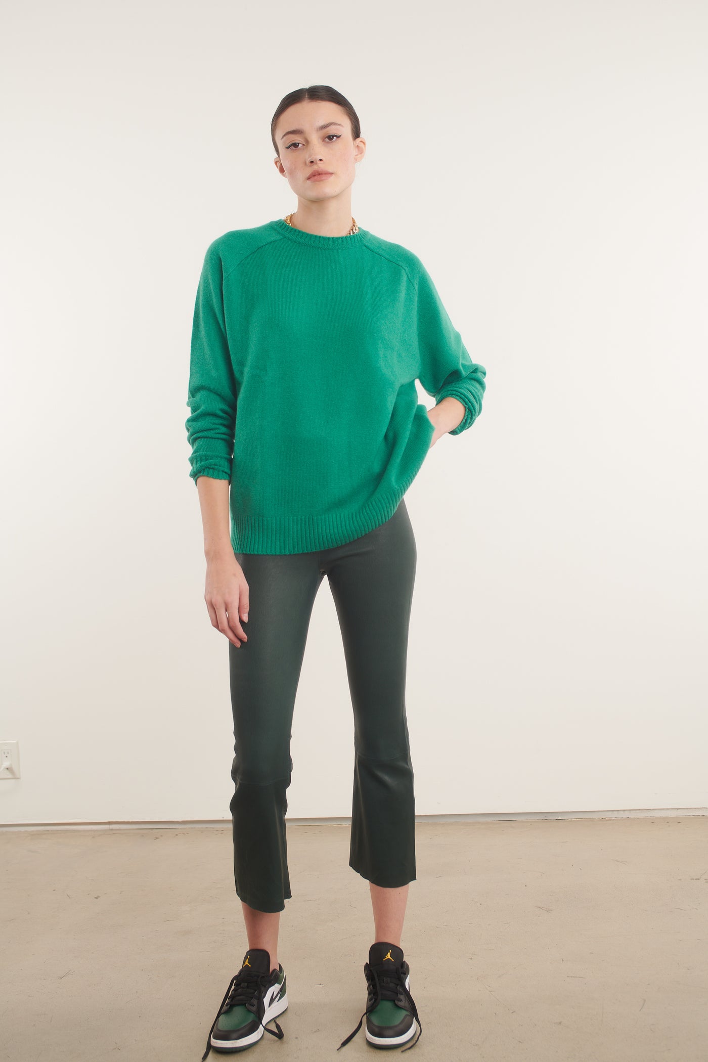 Jade Cashmere Boyfriend Sweater