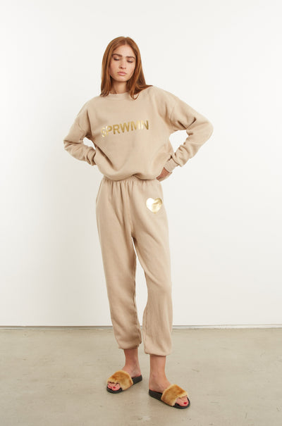Oat Tri-Blend Logo Sweatshirt