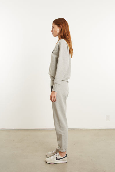 Heather Grey Raglan Sweater