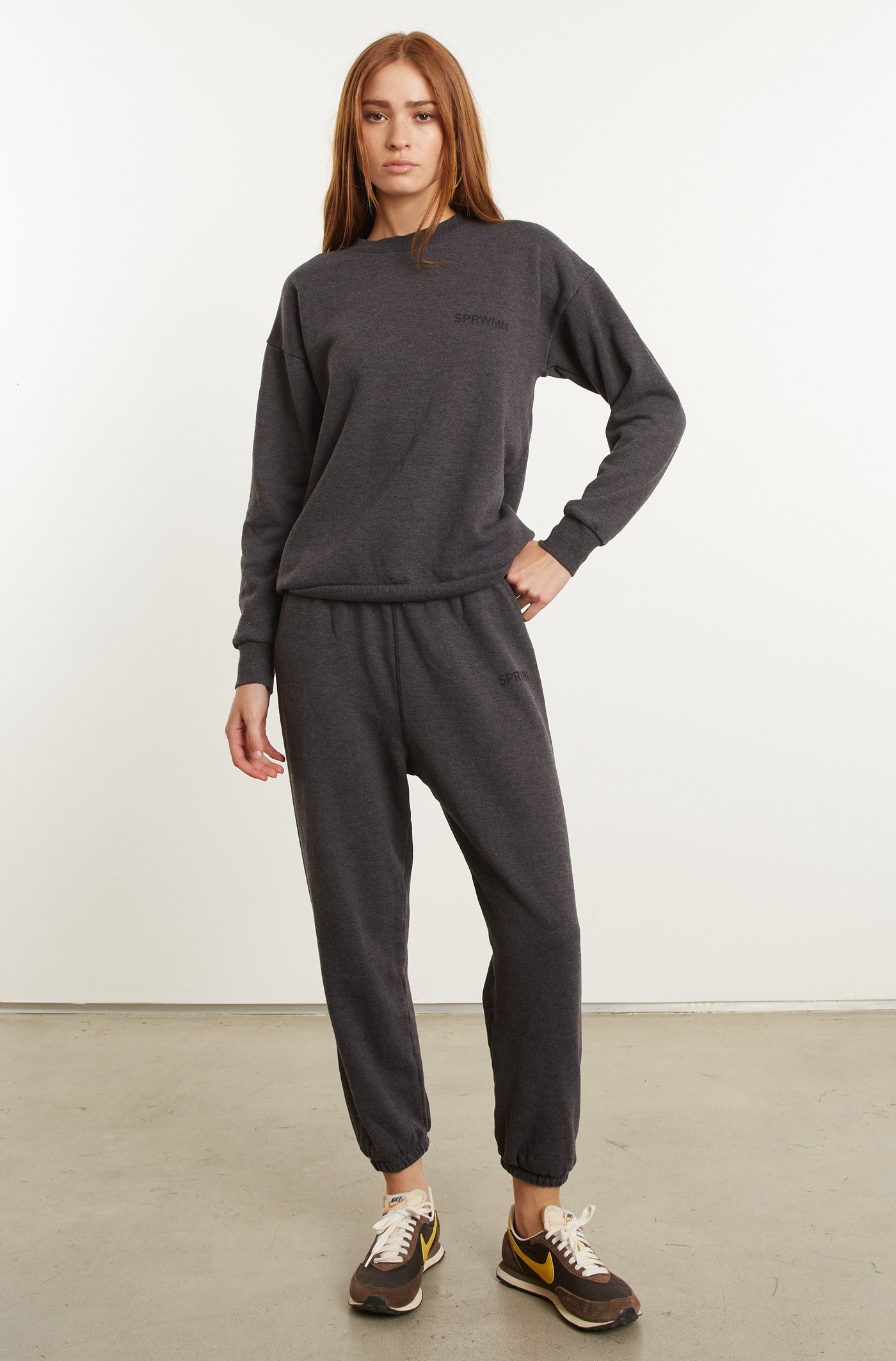 Vintage Black Fleece Tiny Logo Sweatpants