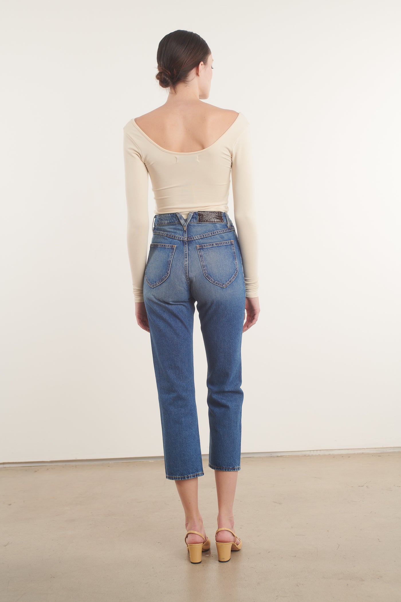 Ecru Ballet Long Sleeve Top