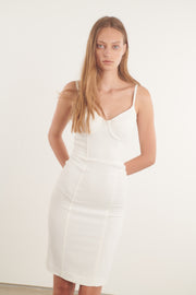 Crepe Bustier Dress