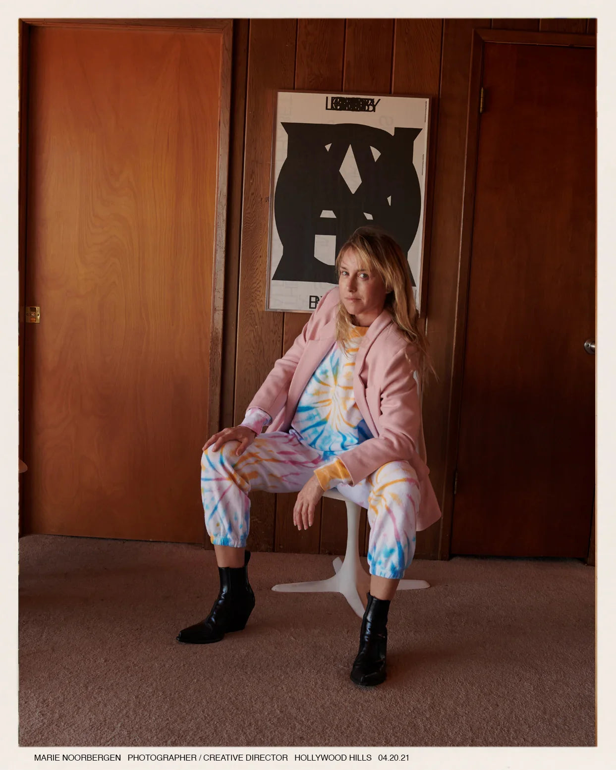 Ibiza Tie Dye Reversed Sweatpants