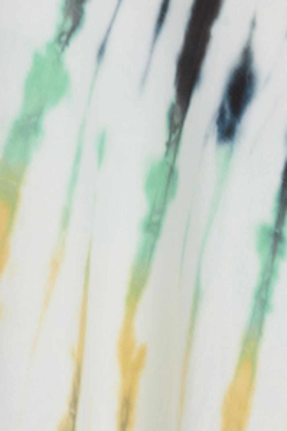 Faded Green Tie Dye Cotton Logo Sweatshirt