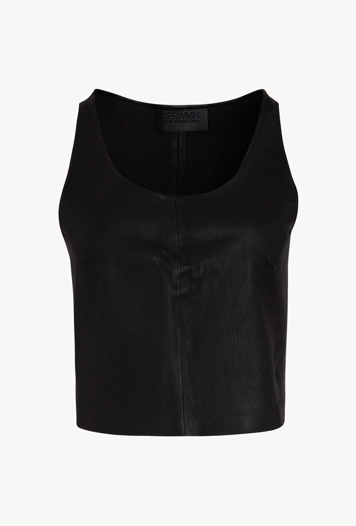 Black Leather Tank