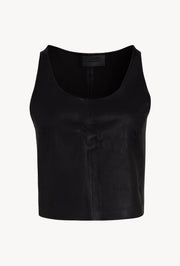 Black Leather Tank