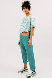 Marine Cotton Cropped Shirttail