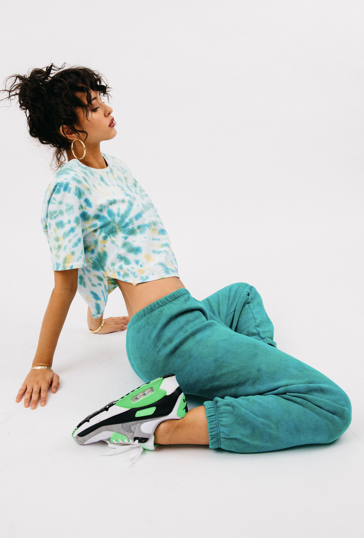 Marine Cotton Cropped Shirttail