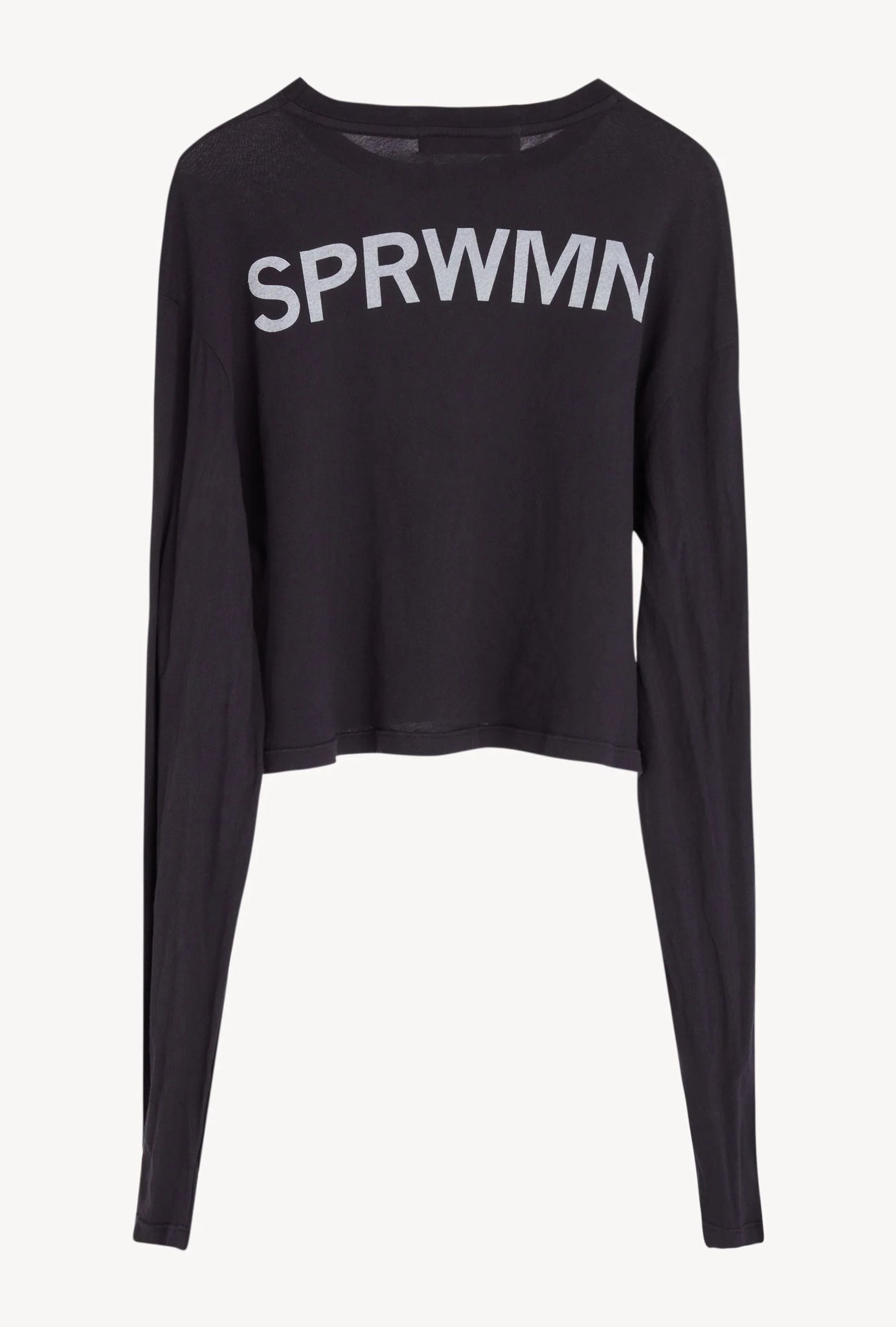 Faded Black Logo Long Sleeve Tee