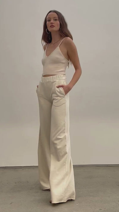 Vintage White Cashmere Bralette