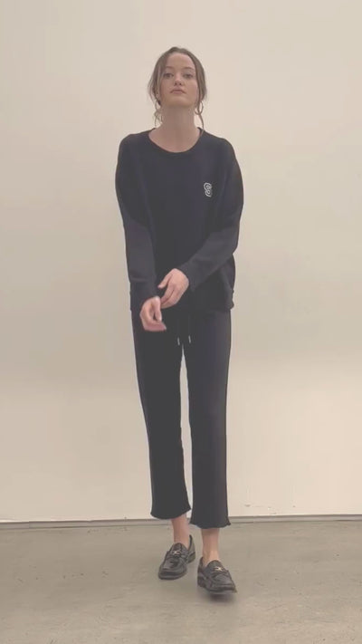 Black Fleece Easy Sweatpants