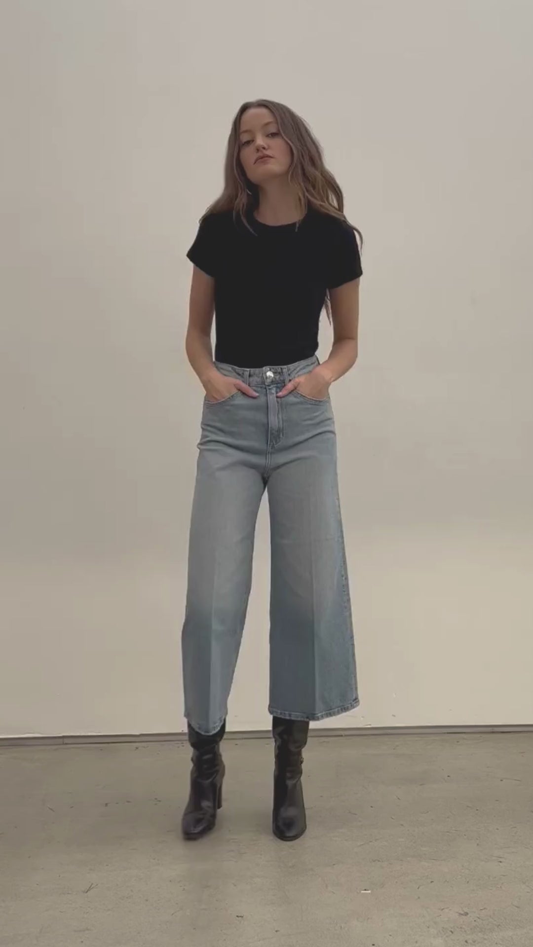Woolfe Denim Culotte Pants