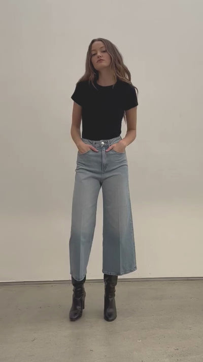 Woolfe Denim Culotte Pants