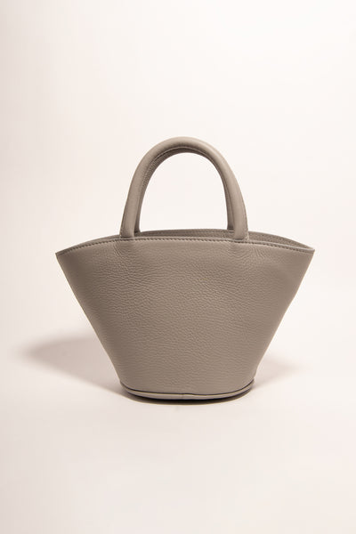 Grey Mini Panier Bag