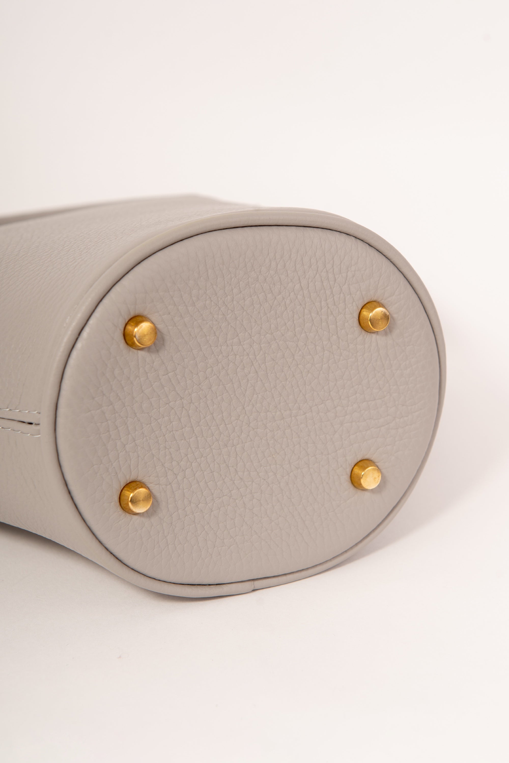 Grey Mini Panier Bag