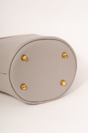 Grey Mini Panier Bag