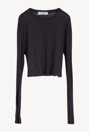 Faded Black Logo Long Sleeve Tee
