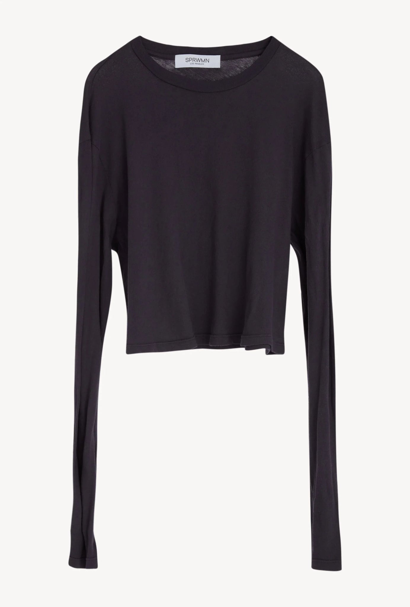 Faded Black Logo Long Sleeve Tee