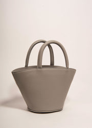 Grey Mini Panier Bag